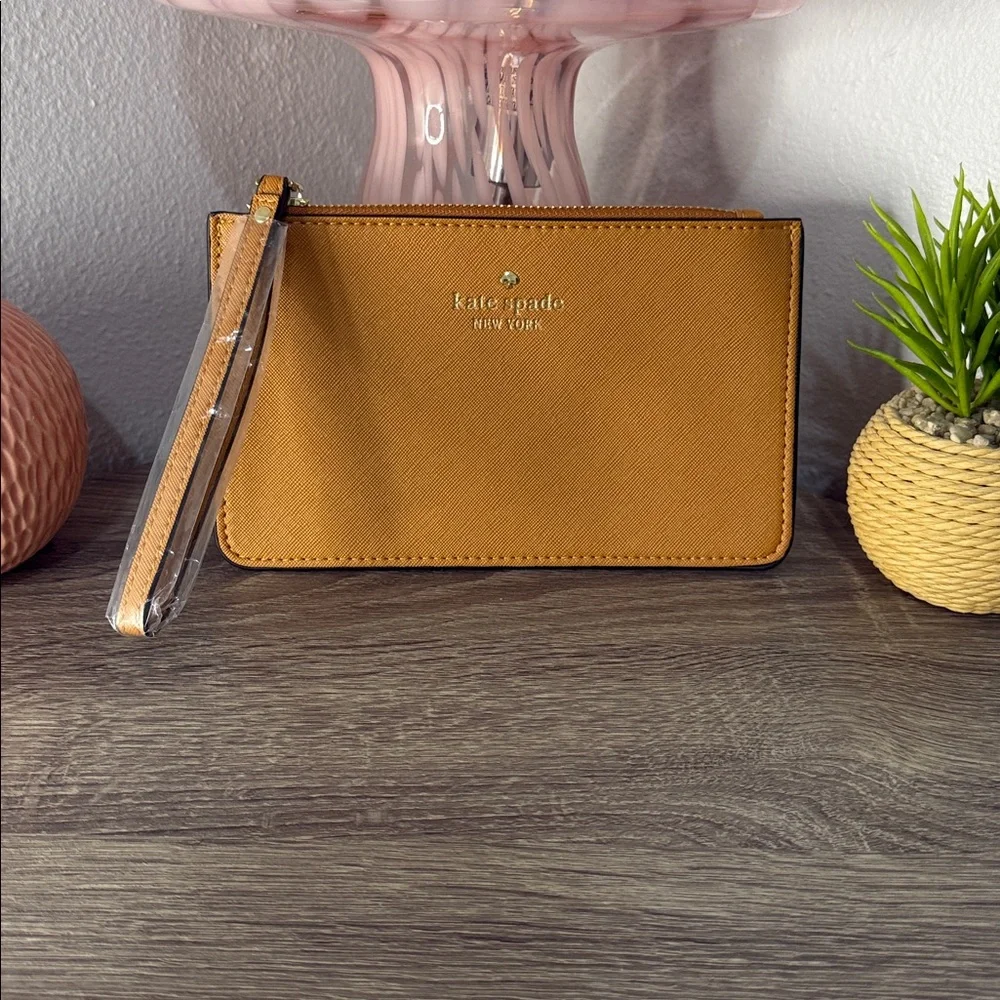 Kate Spade Tan Wristlet - Picture 2 of 10